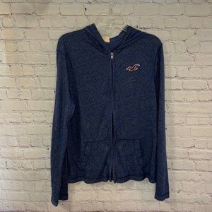 HOLLISTER Full Zip Logo Hoodie